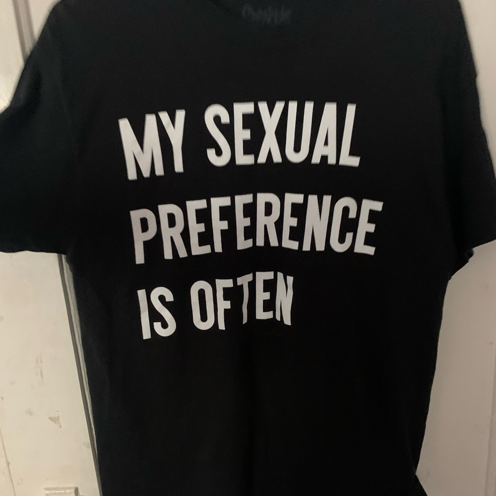Vintage sexual preference sex tee size M
